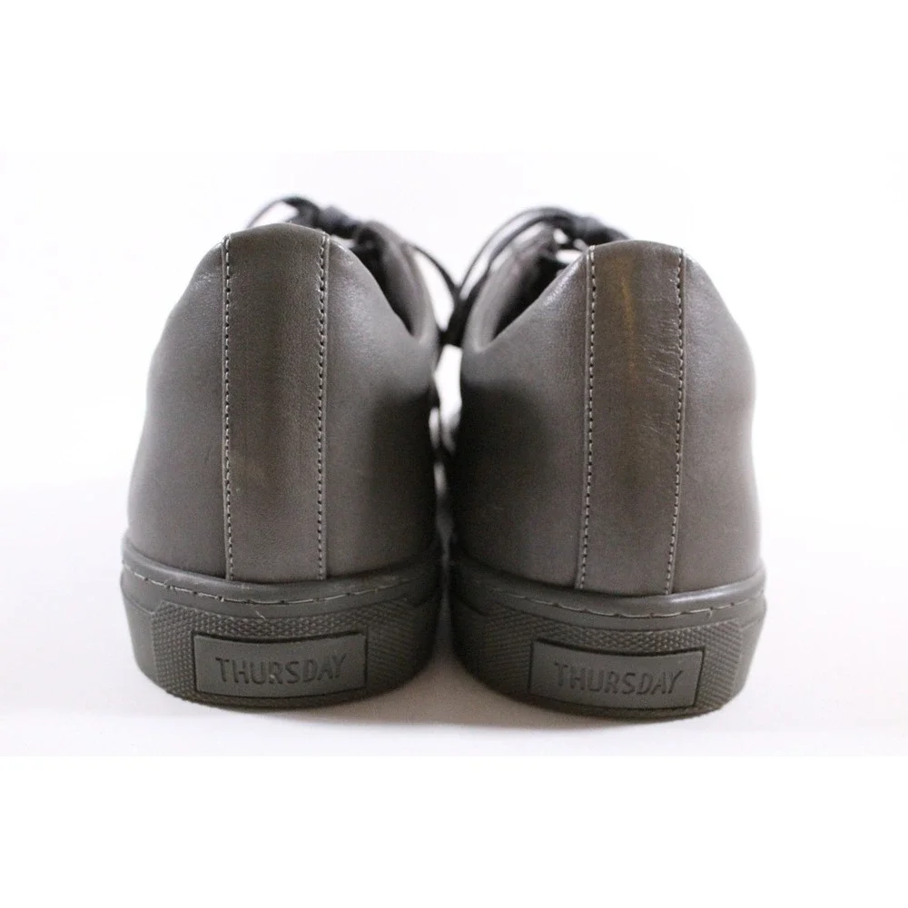 THURSDAY Boot Company Premier Low Top Sneaker Mens 16 Gray Leather Lace‎ Up